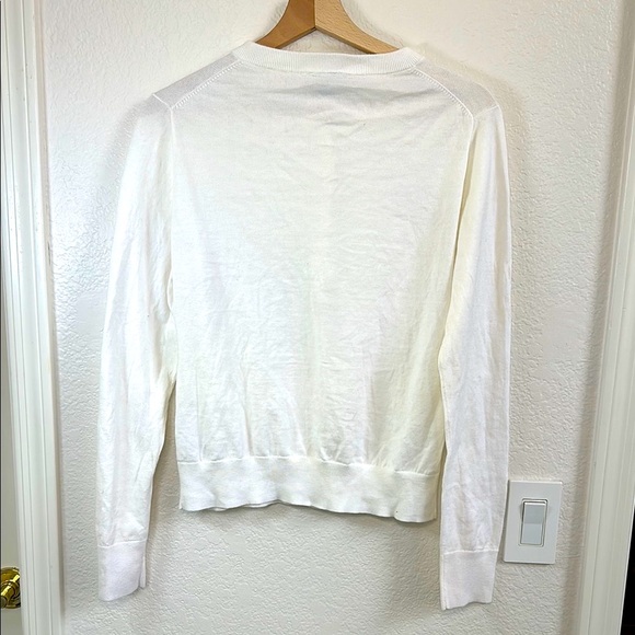 J.Crew White Cardigan Sweater - Picture 5 of 5
